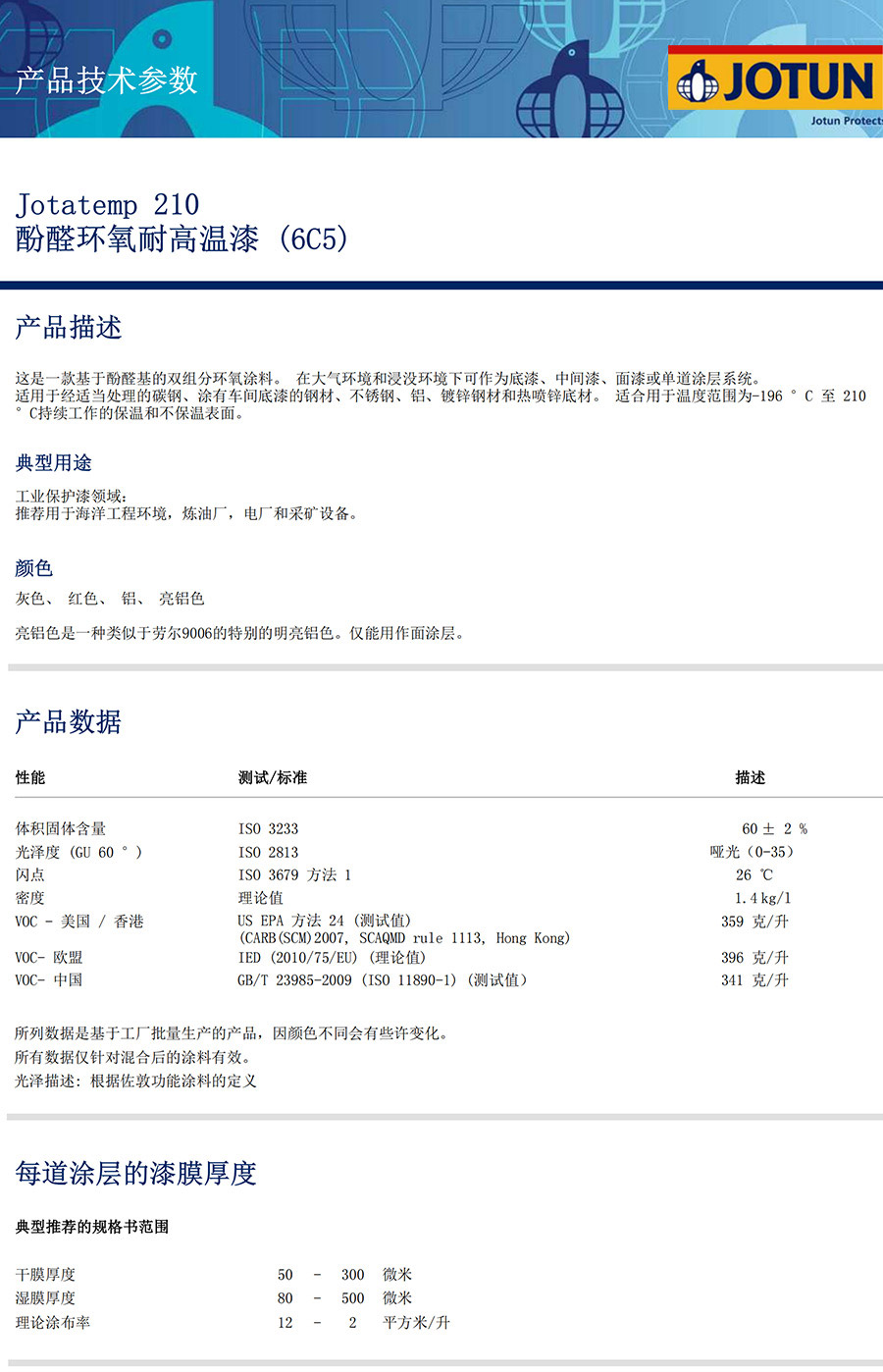 酚醛環氧耐高溫漆